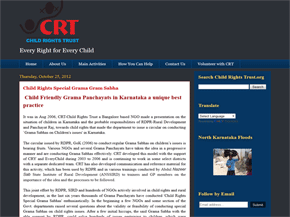Child Rights Trust Website/Blog