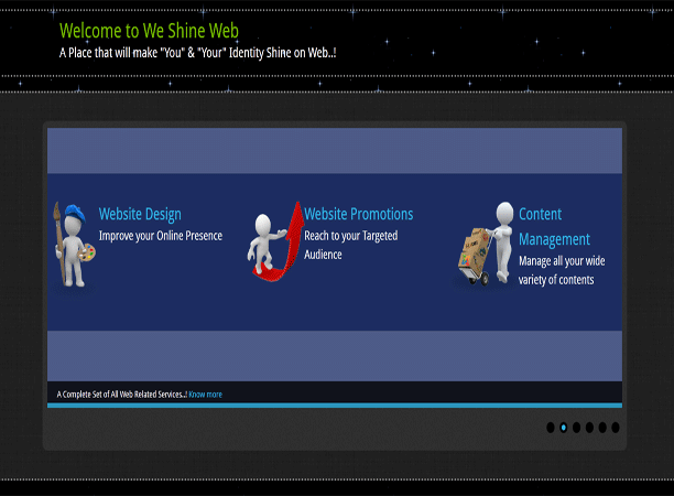 We Shine Web